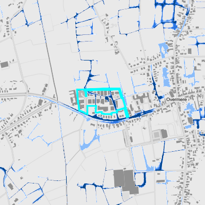 Overstromingsgevoelig (pluviaal)