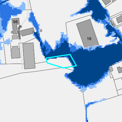 Overstromingsgevoelig (pluviaal)