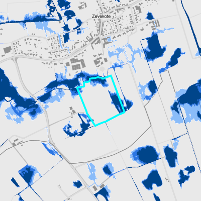 Overstromingsgevoelig (pluviaal)