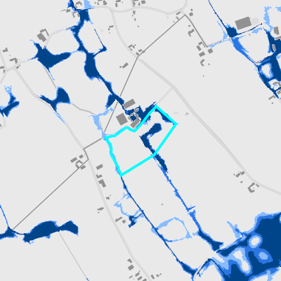 Overstromingsgevoelig (pluviaal)