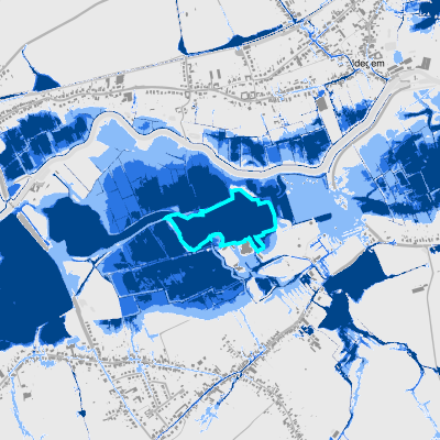 Overstromingsgevoelig (pluviaal)