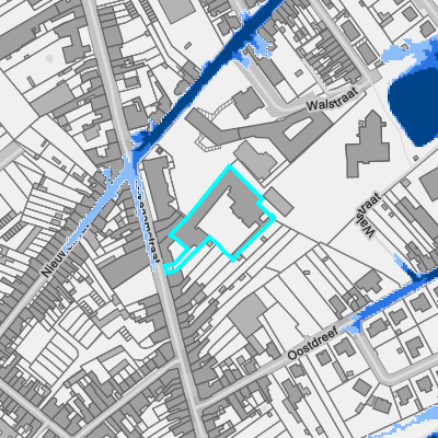 Overstromingsgevoelig (pluviaal)