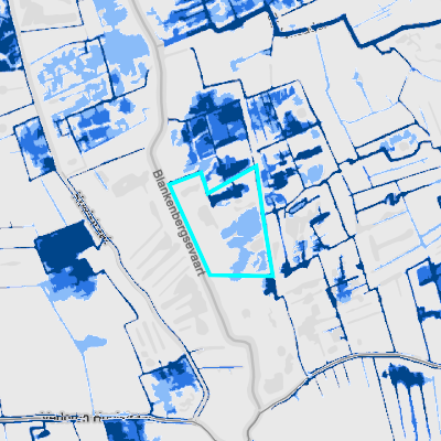Overstromingsgevoelig (pluviaal)