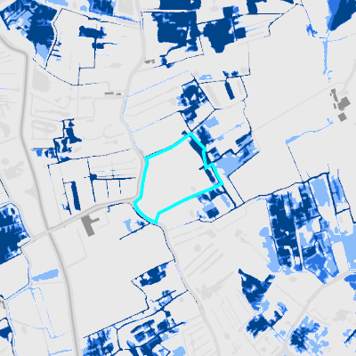 Overstromingsgevoelig (pluviaal)
