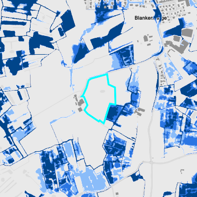 Overstromingsgevoelig (pluviaal)