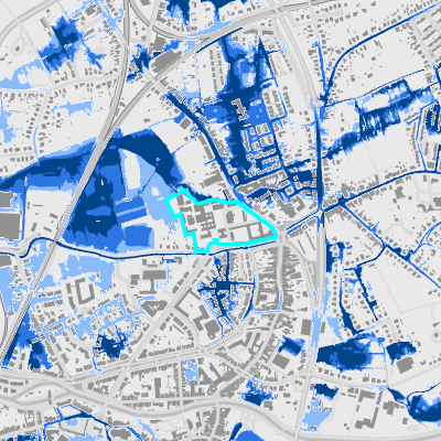 Overstromingsgevoelig (pluviaal)