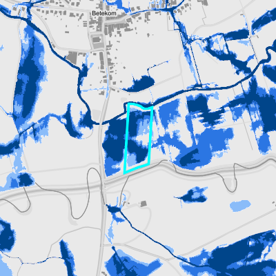 Overstromingsgevoelig (pluviaal)