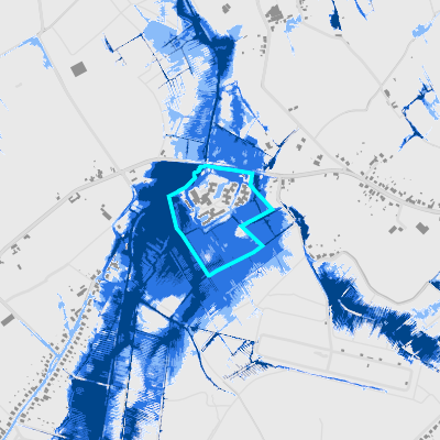 Overstromingsgevoelig (pluviaal)