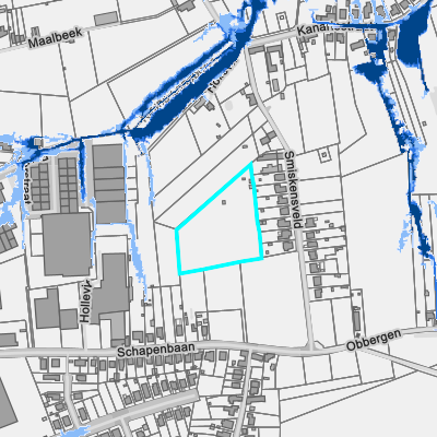 Overstromingsgevoelig (pluviaal)