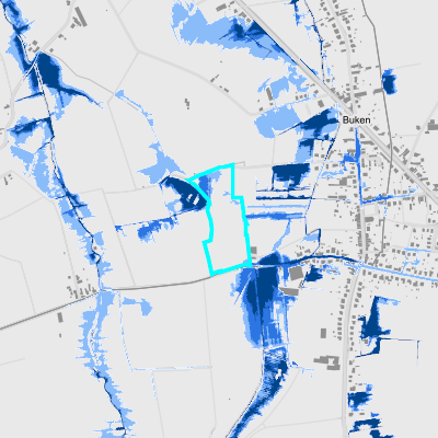 Overstromingsgevoelig (pluviaal)