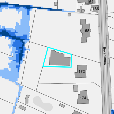 Overstromingsgevoelig (pluviaal)