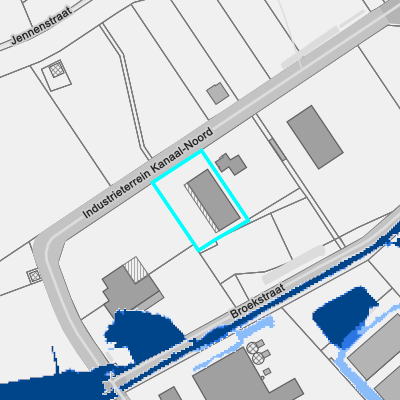 Overstromingsgevoelig (pluviaal)