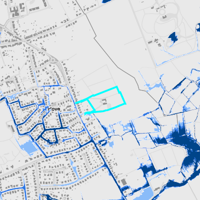 Overstromingsgevoelig (pluviaal)