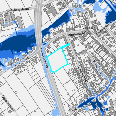 Overstromingsgevoelig (pluviaal)